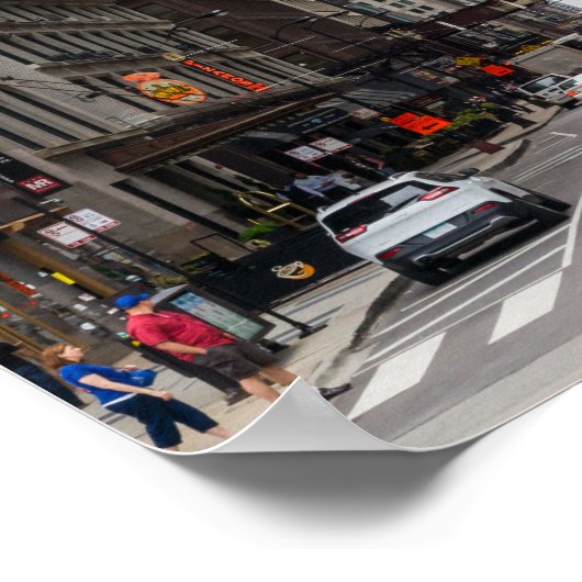Chicago Madison Street Poster (Ecke)