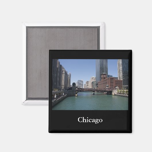Chicago Magnet (Vorderseite/Rückseite)