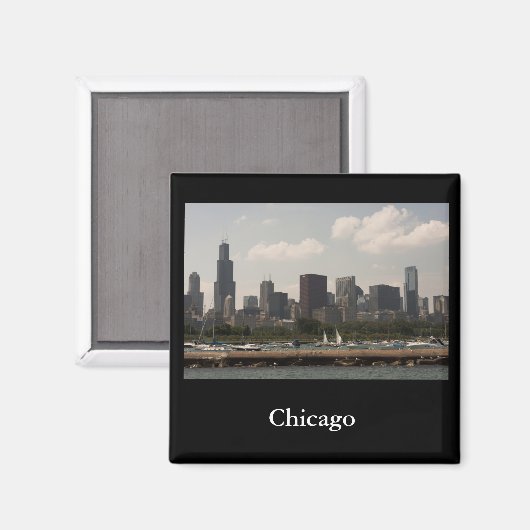 Chicago Magnet (Vorderseite/Rückseite)