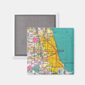 Chicago Magnet (Vorderseite/Rückseite)