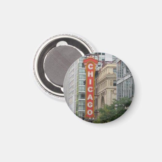 Chicago Magnet (Vorderseite/Rückseite)
