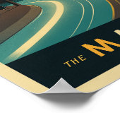 Chicago Magnificent Mile Vintag Poster (Ecke)