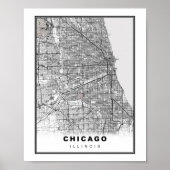 Chicago Map Poster (Vorne)