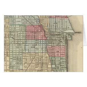 Chicago Map von Mitchell