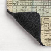 Chicago Map von Mitchell Mousepad (Ecke)