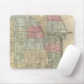 Chicago Map von Mitchell Mousepad (Mit Mouse)