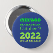 Chicago Marathon 2022 Button (Vorne & Hinten)