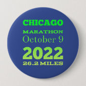 Chicago Marathon 2022 Button (Vorderseite)