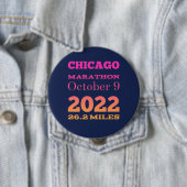 Chicago Marathon 2022 Button (Beispiel)