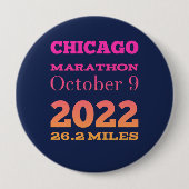 Chicago Marathon 2022 Button (Vorderseite)