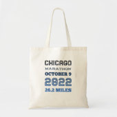 Chicago Marathon 2022 Tote Bag Tragetasche (Vorne)