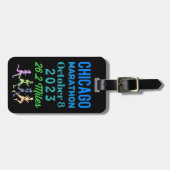 Chicago Marathon 2023 Gepäckanhänger (Vorderseite horizontal)