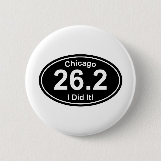 Chicago-Marathon Button (Vorderseite)