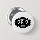 Chicago-Marathon Button (Vorne & Hinten)