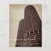 Chicago Marina Towers Ankündigung Postcard (Vorderseite)