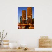 Chicago Marina Towers Poster (Küche)