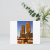 Chicago Marina Towers Postkarte (Stehend Vorderseite)
