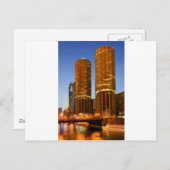 Chicago Marina Towers Postkarte (Vorne/Hinten)