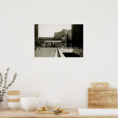 CHICAGO MERCHANDISE MART TROLLEY ZUG WATERCOLOR POSTER (Küche)