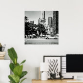 Chicago Michigan Avenue 1971 Vintages Foto Poster (Heimbüro)