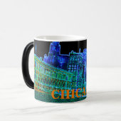 Chicago Michigan Avenue in den 1940er Jahren Art C Verwandlungstasse (Vorderseite Links)