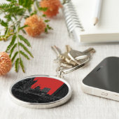 Chicago Michigan Avenue in den 1960er Jahren glühe Schlüsselanhänger (Seite)