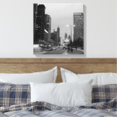 Chicago Michigan Avenue @ Night 1967 Foto Leinwanddruck (Insitu (Schlafzimmer))