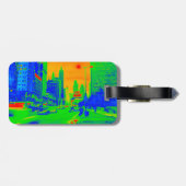 Chicago Michigan Avenue @ Night März 6, 1967 Gepäckanhänger (Rückseite horizontal)