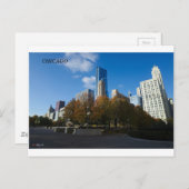 Chicago - Millennium Park Postkarte (Vorne/Hinten)