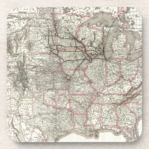Chicago Milwaukee und St Paul Ry und Verbindungen Getränkeuntersetzer