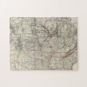 Chicago Milwaukee und St Paul Ry und Verbindungen Puzzle