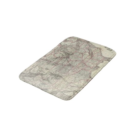 Chicago Milwaukee und St- Paulrelais und Badematte (Schrägansicht)