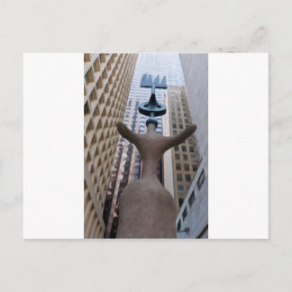 Chicago Miro Skulptur Postkarte