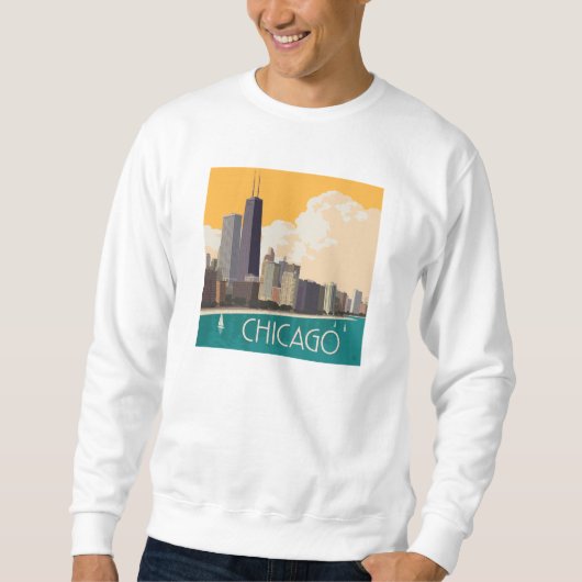 Chicago | Modern Skyline Sweatshirt (Vorderseite)