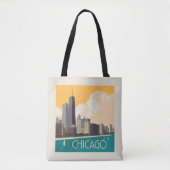 Chicago | Modern Skyline Tasche (Vorderseite)