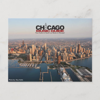 Chicago Music Guide Postcard Nr. 3 Postkarte