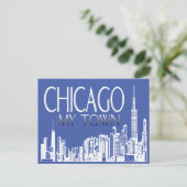 Chicago My Town Postcard Postkarte (Stehend Vorderseite)