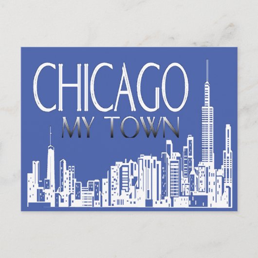 Chicago My Town Postcard Postkarte (Vorderseite)