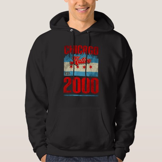 Chicago Native Est 2000 Hoodie (Vorderseite)