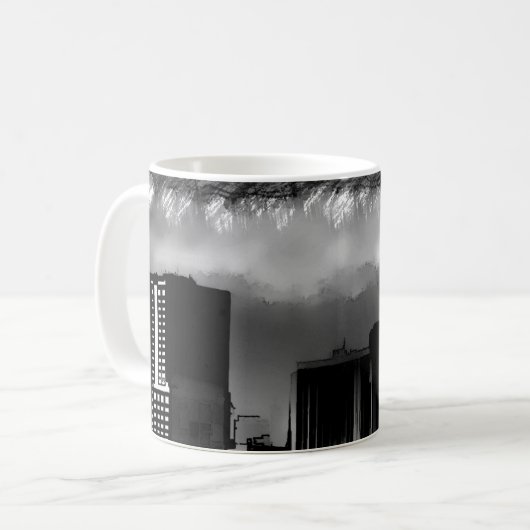 Chicago Nature Scene Gebäude Towers Kaffeetasse (Vorderseite Links)
