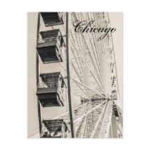 Chicago Navy Pier Ferris Wheel Postcard
