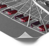 Chicago Navy Pier Ferris Wheel Poster (Ecke)