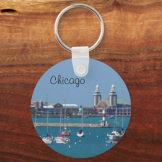 Chicago Navy Pier Schlüsselanhänger (Vorderseite)