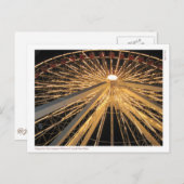 Chicago Navy Pier's Signature Ferris Wheel Postkarte (Vorne/Hinten)