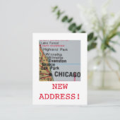 Chicago New Address Ankündigung (Stehend Vorderseite)