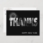 Chicago New Year Business Danke Postcard Postkarte (Vorne/Hinten)