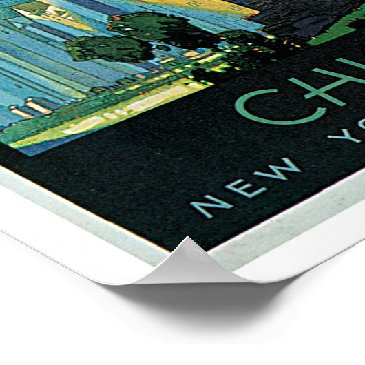 Chicago ~ New York Central Lines Poster (Ecke)