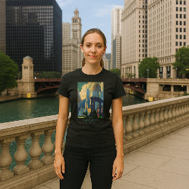 Chicago New York Central Lines Vintag T-Shirt