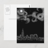 chicago night1, Kopie 2 Postkarte (Vorne/Hinten)