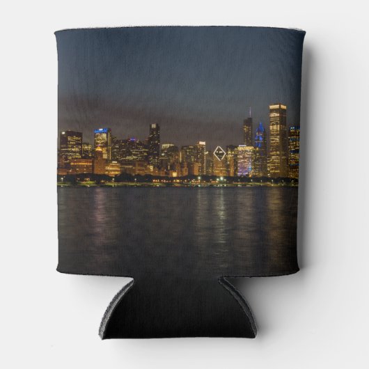 Chicago Night Cityscape Dosenkühler (Vorderseite)